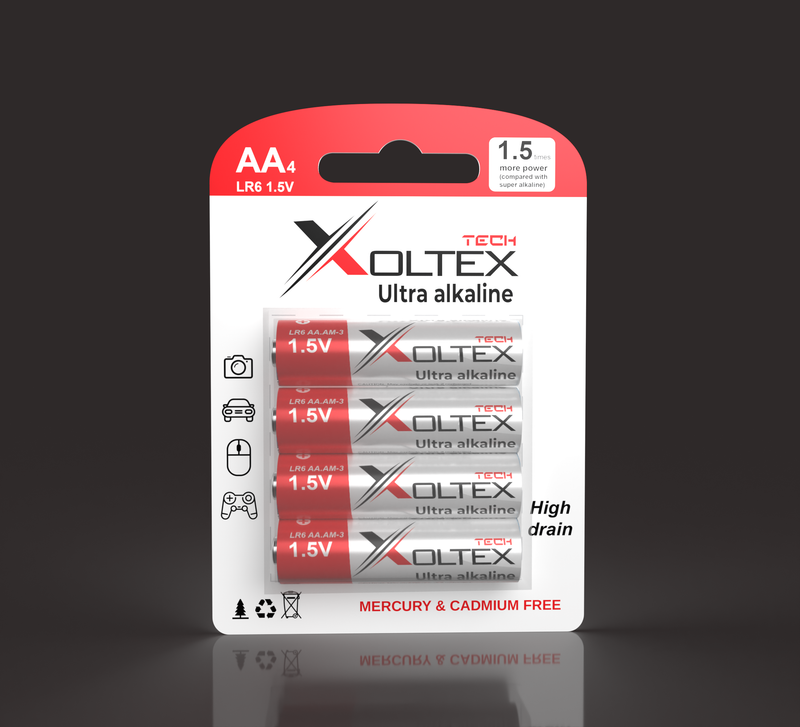 Xoltex AA Battery Pack (4 batteries) (Ultra Alkaline)