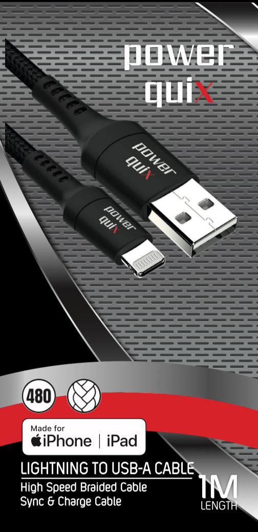 PQ Lightening to USB-A MFI Cable RRP $25.99-$27.99