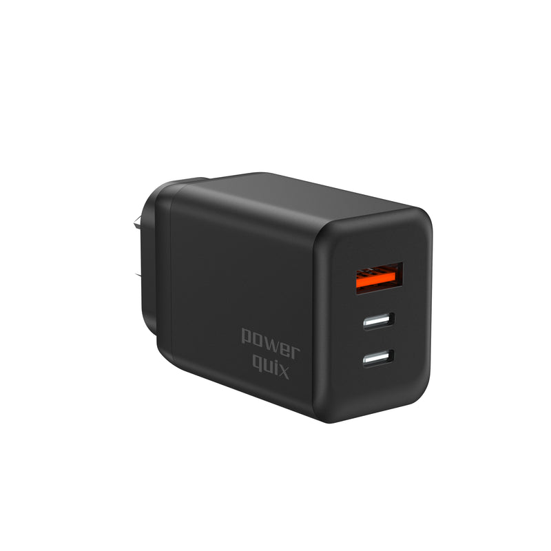 PQ 3 Ports Wall Charger (PD + QC) Fast Charging 65W RRP $64.99-$69.99